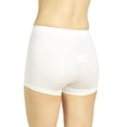 thumbnail image 2 of Soffe Juniors Cheer Boy Shorts, White, Large, 2 of 2