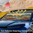 thumbnail image 3 of Yuyamidu Cactus Sunshade for Car Windshield Desert Car Sun Shade for Windshield Anti-Dirty Window Sun Shade Car Sun Visor Car Window Glare Max UV Rays, 3 of 7