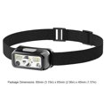 thumbnail image 2 of Linterna frontal LED con sensor de movimiento, lámpara frontal portátil con 6 modos de luz para acampar al aire libre, 2 of 9
