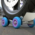 thumbnail image 3 of SHISUYAN 1 Pce Roulette de Roue de Diable pour Voiture/moto, Roulement de Pneu/patin, Roulement de Moto Électromobile (Couleur Aléatoire du Moyeu de Roue), 3 of 9