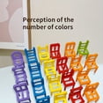 thumbnail image 3 of Height 2.36 Inch Stack Chair, Educational Toys, Building Blocks Stack Chair, Parent-child Gathering Interactive Toys, Multiple Chair Shapes Random, 24 Pieces, Christmas Gift, 3 of 5