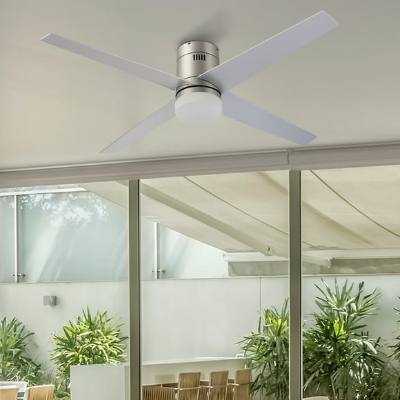 Flush Mount Ceiling Fans with Lights