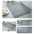 thumbnail image 2 of Kugisaki Coral Velvet Bathroom Rugs Thickened Embossed Entrance Carpet, 50*80cm Water Absorbent Non Slip Floor Mat for Bathtub Bathroom, 2 of 4