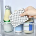 thumbnail image 4 of Best Bargains Magnetic Refrigerator Deodorizer Box with Natural Bamboo Charcoal - Reusable Odor Absorber for Fridge, Closet & Cabinet - White Plastic Container with Suction Cup Mount - 4.33x3.15", 4 of 6