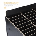 thumbnail image 3 of SHINYPASING 1Pc Fine Polished Black Wooden Phone Storage Box Multi-Grid Organizer for Meeting and Classroom, 3 of 6