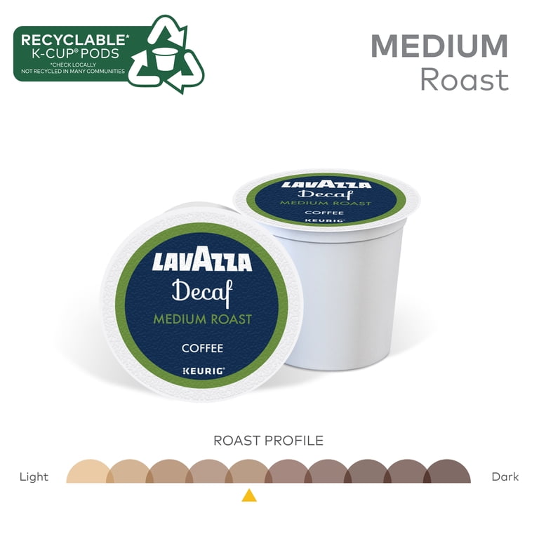 Lavazza, Decaf Keurig K-Cup® Pods, 60 Pods, Medium Roast - Walmart.com