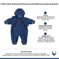 thumbnail image 6 of CTM Infant Waterproof Rainsuit with Reflective Stripes by Wootie, 6 of 6