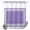 Light Purple, variant on No Hook Shower Curtain, Dark Red Greek Key Shower Curtains for Bathroom with See Through Top Window, Geometric Greece Ancient Farmhouse Geo Waterproof & Washable Bath Curtain Stand Up Stall 36"x72"