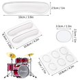 thumbnail image 3 of 56Pcs Drum Dampeners Gel Pads Silicone Drum Silencers 3 Colors Drum Dampening Pads Drum Mute Pads for Drums Tone Control, 3 of 8