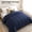 Blue, variant on Black Down Alternative Comforter, 450g filling, 100% Polyester Ultra Soft Satin Brushed Duvet Insert, Hypoallergenic Box Stitched Bed Comforter for All Season, Machine Washable