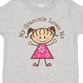 thumbnail image 4 of Inktastic My Grammie Loves Me Girls Toddler T-Shirt, 4 of 5