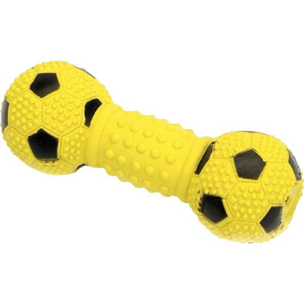 5.5" Latex Soccer Ball Dumbbell Dog Toy