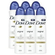 (6 PACK) DOVE Dry Spray Antiperspirant 48 hours, (Original)