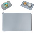 thumbnail image 4 of Alfombrilla de silicona para perros y gatos Alfombrilla antiadherente para alimentos Cojín de agua impermeable - Tamaños 40 * 60 CM gris, 4 of 5