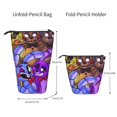 thumbnail image 2 of Lsque Five Nights At Freddy'S Pattern Telescopic Pencil Bag Pen Holder Stationery Case, Stand-up Retractable Transformer Bag Organizer, 2 of 6