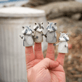 thumbnail image 2 of Finger Puppet - Finger Raccoons, 2 of 2