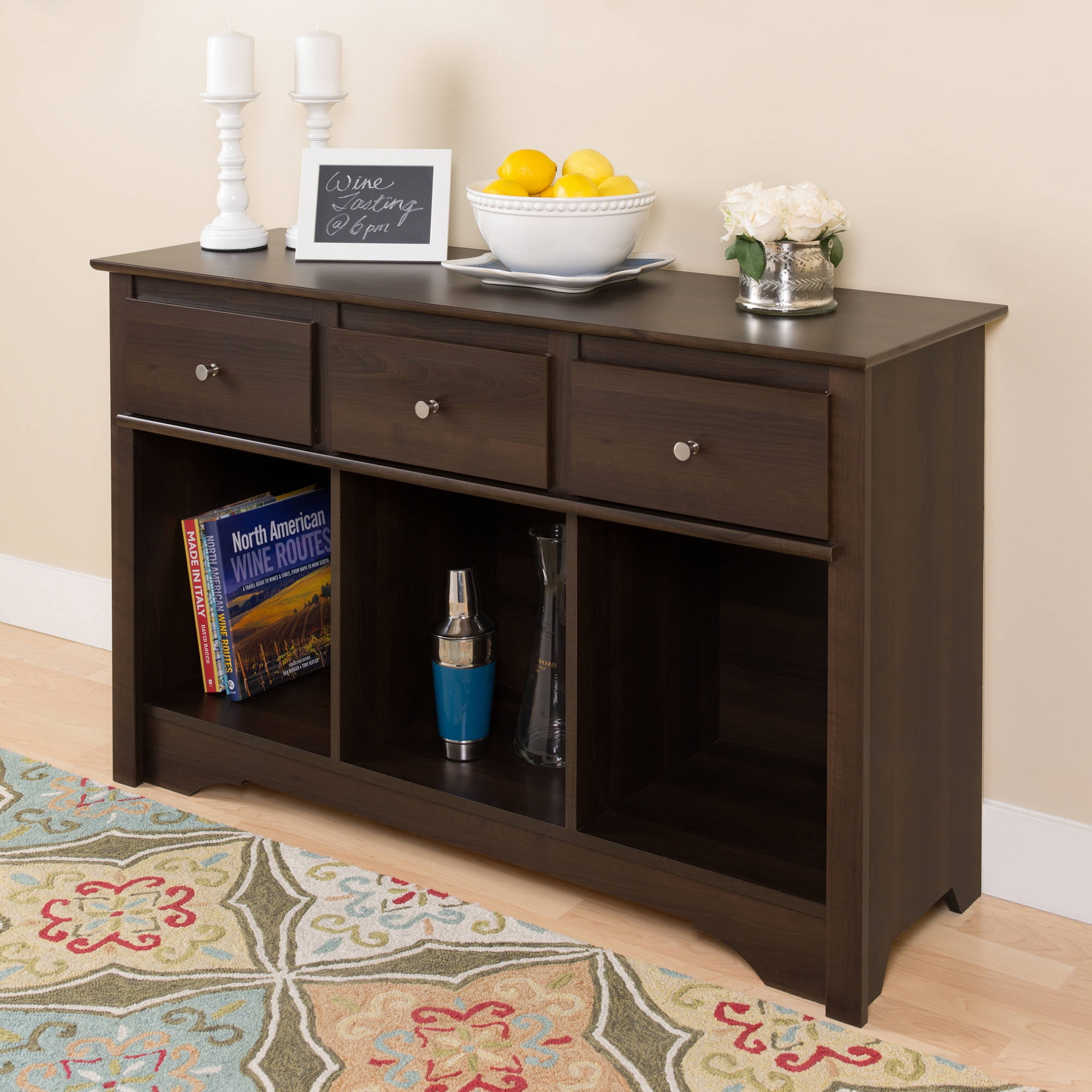 Safavieh Living Room Console, Espresso (Box 1 of 2)