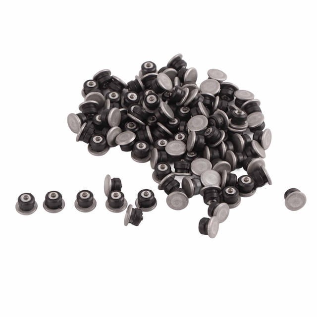 Clavos para neumáticos, 100 piezas, clavos para neumáticos plateados, clavos para neumáticos antideslizantes, tornillos para neumáticos de carburo de alta capacidad