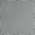 thumbnail image 5 of Contempo Grey Vintage Cotton Velvet Curtain (1 Panel), Contempo Grey, 50W X 96L, 5 of 8