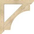 thumbnail image 3 of Ekena Millwork 4"W x 34"D x 34"H Westlake Slat Rough Sawn Bracket, Douglas Fir, 3 of 4