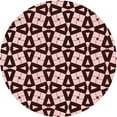 thumbnail image 1 of Ahgly Company Machine Washable Indoor Square Transitional Flamingo Pink Area Rugs, 3' Square, 1 of 7