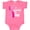 Hot Pink, variant on Inktastic Breast Cancer Awareness I Support My Gigi with Pink Ribbon Boys or Girls Baby Bodysuit