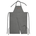 thumbnail image 1 of Naiovety Delantal de pierna dividida, delantal de cerámica, de bolsillo, impermeable, apto para máquina. Para entusiastas del trabajo en Cubiertas para muebles de jardín Gris, 1 of 5