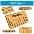 thumbnail image 2 of Matchwaves Grease Gate Blocker for Blackstone Griddle, Mesh Screen for Blocking Food from Falling into Rear Grease Catcher, Classic Movable Two-Sided Guard, Golden, 1 Pack, 2 of 8