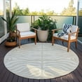 thumbnail image 6 of Addison Rugs Chantille Indoor/Outdoor Transitional Geometric, Abstract Beige Washable Round Rug, 8' x 8', 6 of 6