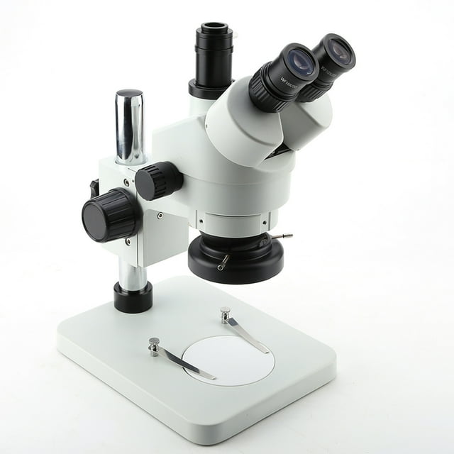 Microscopio estereoscópico trinocular, microscopio estereoscópico trinocular con aumento, microscopio estereoscópico con zoom, salida de alta intensidad