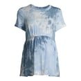 thumbnail image 4 of Time and Tru Maternity Babydoll Short Sleeve T-Shirt, 4 of 6