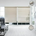 thumbnail image 3 of ITY - Olivia Stone - Alternate Zebra Blinds Window Shade Cordless Beige 60"x 84", 3 of 5