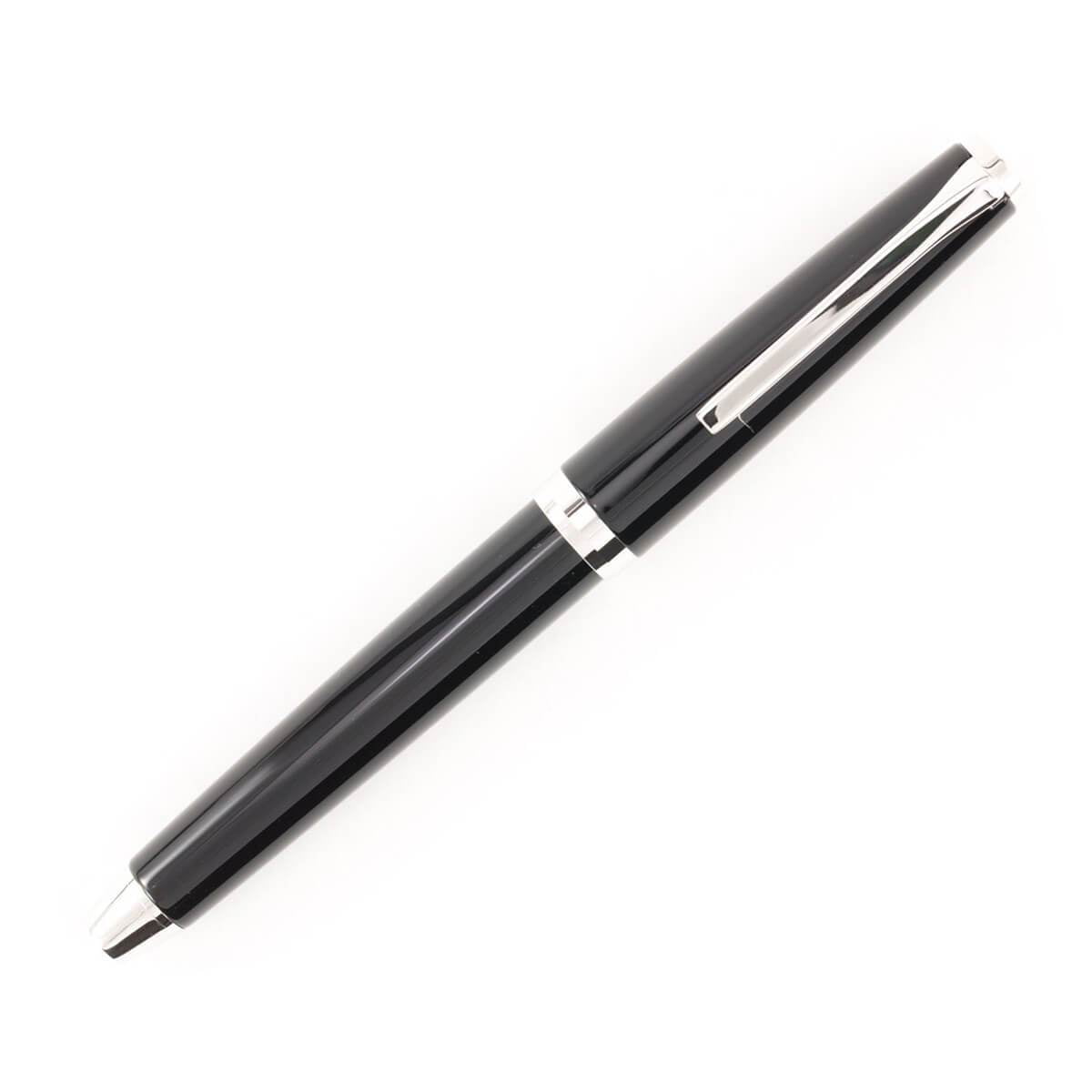 Pilot Metal Falcon Black Fountain Pen - Extra Fine