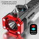 thumbnail image 3 of Car Safety Flashlight Grey Super Bright Multifunctional Golden Red Outdoor Auto Repair Work Light, 3 of 4