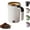 White, variant on Magnetic Stirring Coffee Mug with Lid,Self-Stirring 12.8oz Coffee Cup with Temp Display,Universal Flat-Bottom Detachable Base,304 Stainless Steel & 360° Leak-Proof,30s Auto Shut-Off