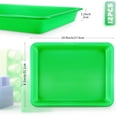 12 Pack Plastic Art Trays, Activity Crafts Serving Organizer Tray for ...