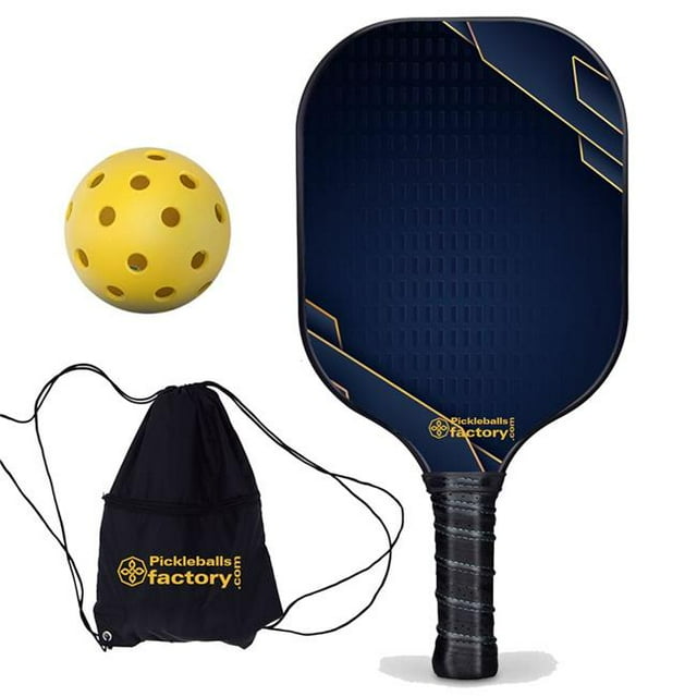 Pickleball Factory PB00043-9-C Best Pickleball Paddles - Little Boxs Mini Pickleball Court 2023 - Graphite Paddle Best Power Pickleball Paddle, Carbonfiber Graphite