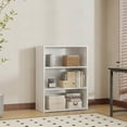 thumbnail image 2 of EDX 3 Tier Bookcase Storage, 40 Inch Large Tall Floor Standing Open Bookshelf for Home Office, Living Room, and Bedroom, White, 2 of 6