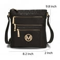 thumbnail image 2 of MKF Collection Jessy Women's Crossbody Bag, M Signature Vegan Leather Shoulder Bag by Mia K- Camel, 2 of 6