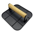 thumbnail image 2 of Siruishop Burger Press Barbecue Press Nonstick Kitchen Gadget, Professional Burger Smasher Square, 2 of 8