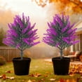 thumbnail image 5 of Artificial Fern Ground Stakes with Built-in Ground Insert, Lifelike Faux Greenery for Outdoor Garden Yard Patio, Flower Bed Pathway Lawn Decoration, Weather-Resistant Low Maintenance Faux Plant, 5 of 6