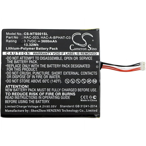 Game Battery for Nintendo HAC-003 HAC-A-BPHAT-C0 HAC-S-JP/EU-C0 Switch HAC-001