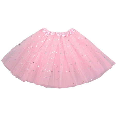 

B91xZ Girls Tutu Skirt Toddler Kids Baby Girls Baby Tulle Star Sequins Princess Tutu Skirt Outfits Pink Sizes 30