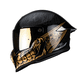 thumbnail image 1 of Casco Integral Black Pearl Bandit Negro Dorado Brillo Dot Ece Talla L, 1 of 7