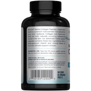 Marine Collagen Peptide Supplement with Hyaluronic Acid | 120 Capsules for Men and Women | by NeoCell