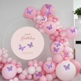 thumbnail image 4 of SAOROPEB Decoración de pared de mariposas 3D, 48 piezas, 4 estilos, 3 tamaños, decoraciones de mariposas moradas para decoraciones de cumpleaños, decoraciones de fiestas de mariposas, decoraciones de, 4 of 4