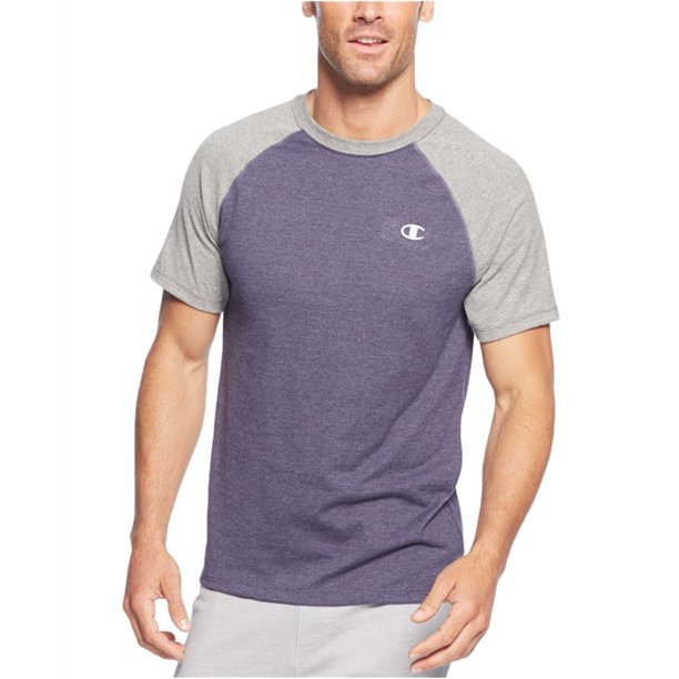 Champion - Camiseta básica de vapor en contraste para hombre, azul, talla mediana Champion Camiseta básica