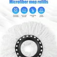 thumbnail image 5 of odorsTT Blue Spin Mop Bucket 360 °   with Wringer Set, Mop and Bucket Set, Stainless Steel Mop System, 3 Absorbent Microfiber Mop Head Eefills, for Household Kitchen Floor Cleaning, 5 of 10