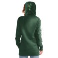 thumbnail image 2 of Women's G-III 4Her by Carl Banks Green Milwaukee Bucks Base Coach Pullover Hoodie, 2 of 2
