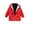 Red, variant on CLOISE Kids Puffer Jacket with Hood Short Fleece Lining Pockets Winter Coats Red 90-160